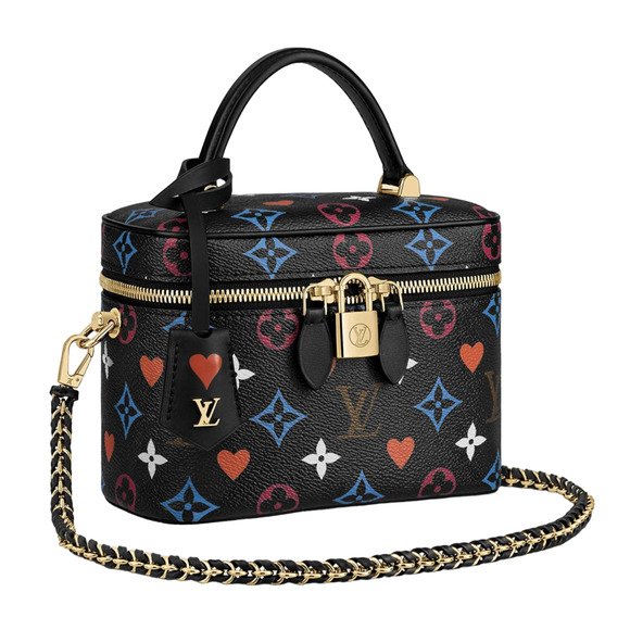 Louis Vuitton Handbags - Louis Vuitton Game On Vanity PM Black Heart Monogram LV Top Handle Shoulder Bag
